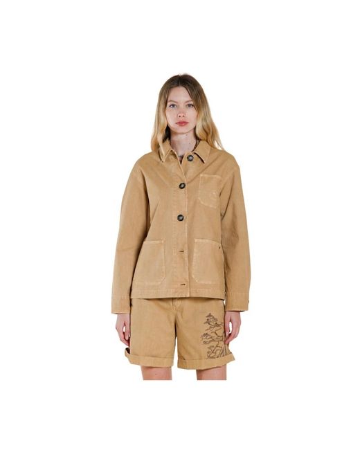 Denim Jackets Mason's de color Natural