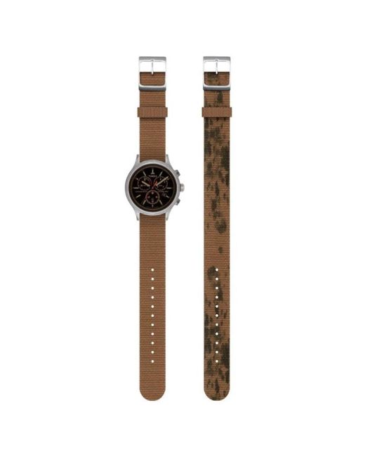 Timex Accessoires ,Bruin ,Archief Abt 139 Stijlvol Horloge in het White voor heren