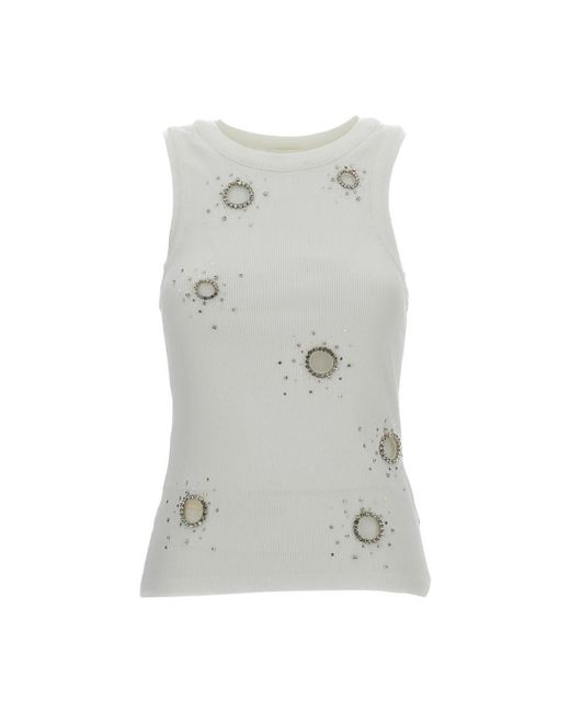 Des Phemmes Gray Sleeveless Tops