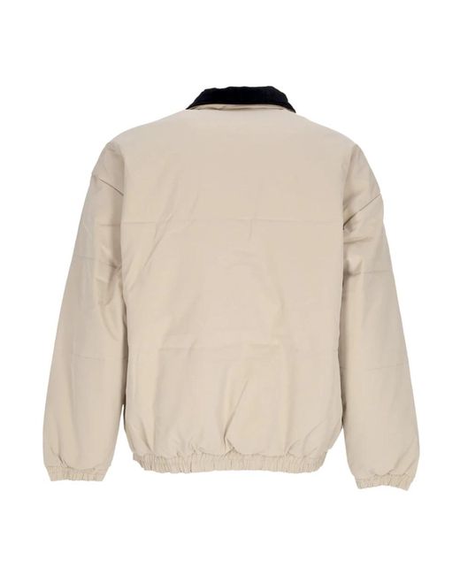 Obey Jassen ,Polyester Feather Multi Padded Jacket in het Natural voor heren