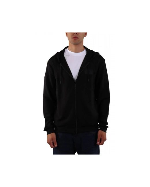 Zip-Throughs di EA7 in Black da Uomo