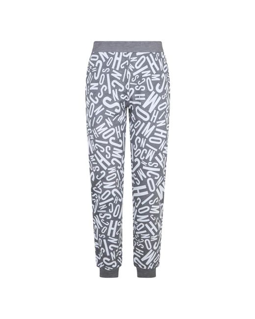 Moschino Sportbroek Met Print in het Blue