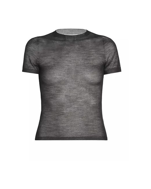 Acne Gray Round-Neck Knitwear