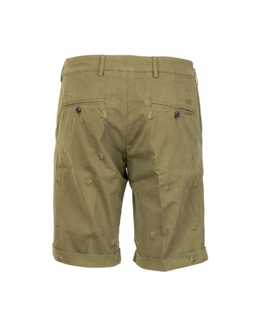 40weft Stylische bermuda shorts in Green für Herren