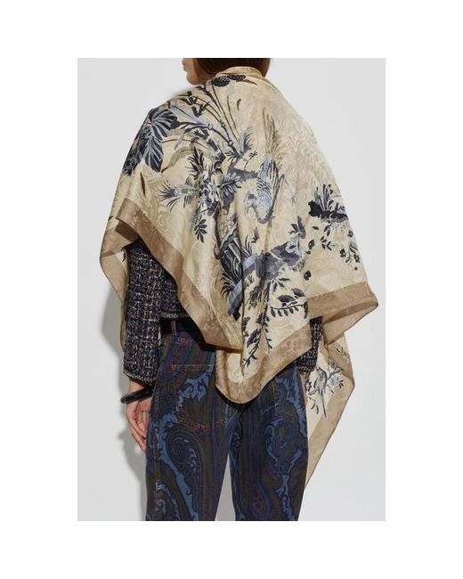 Etro Natural Seidenschal