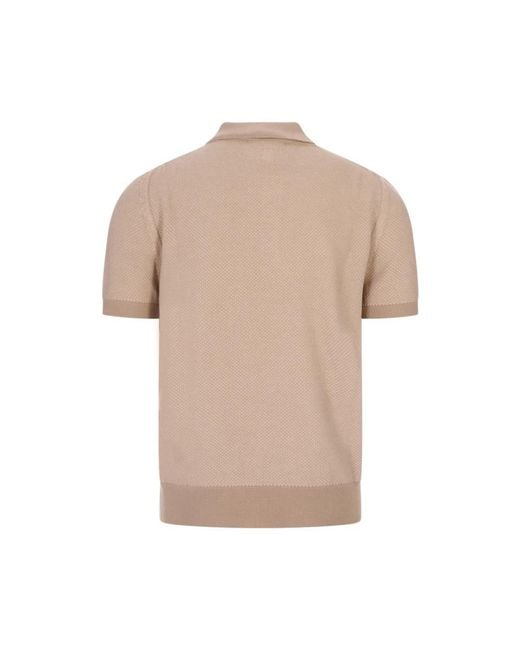 Canali Natural Polo Shirts for men