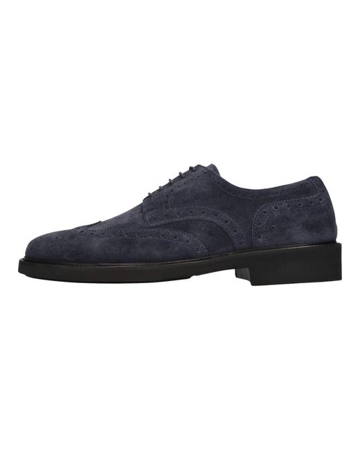 ROGAL'S Blue Laced Shoes for men