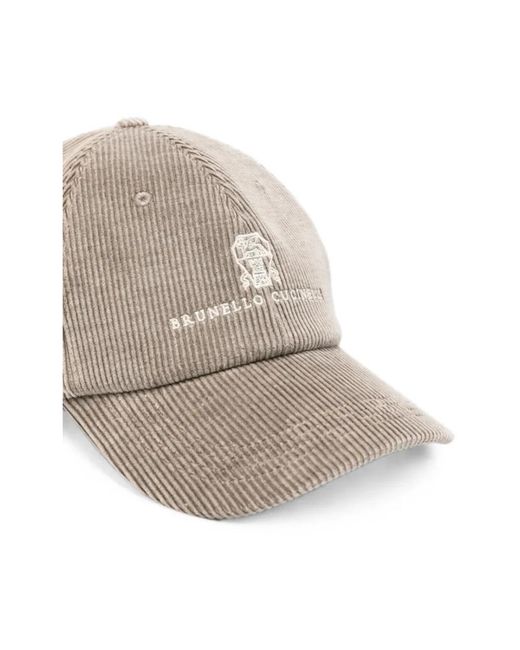Brunello Cucinelli Gray Hats & Caps for men