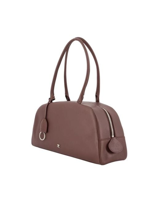 Courreges Brown Handbags