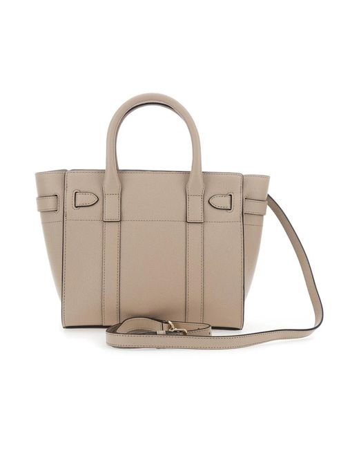 Mulberry Natural Mini Zipped Bayswater Tasche