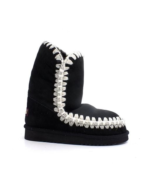 Mou Black Winter Boots