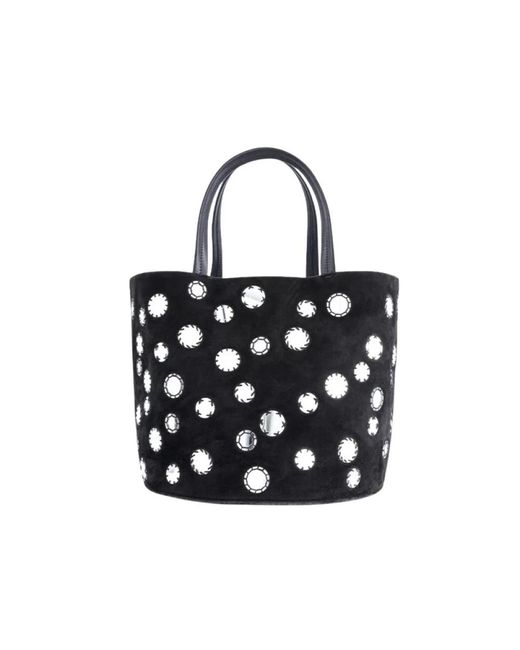 Laurence Bras Black Shopping Bags