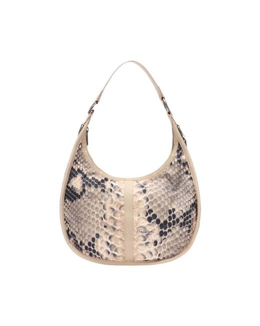 Roberto Cavalli Natural Shoulder Bags