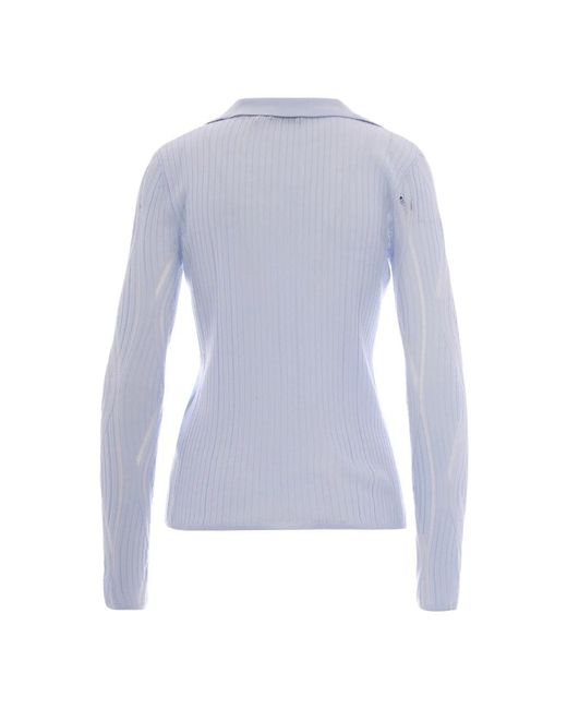 Liu Jo Blue V-Neck Knitwear