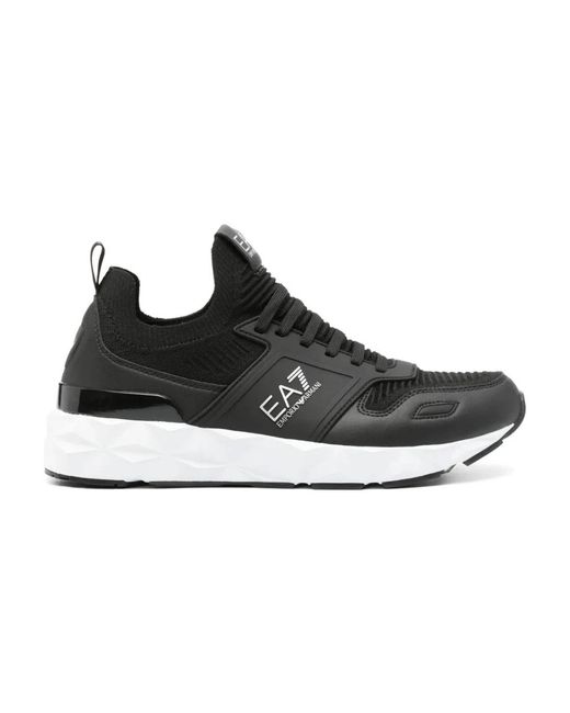 EA7 Black Sneakers for men