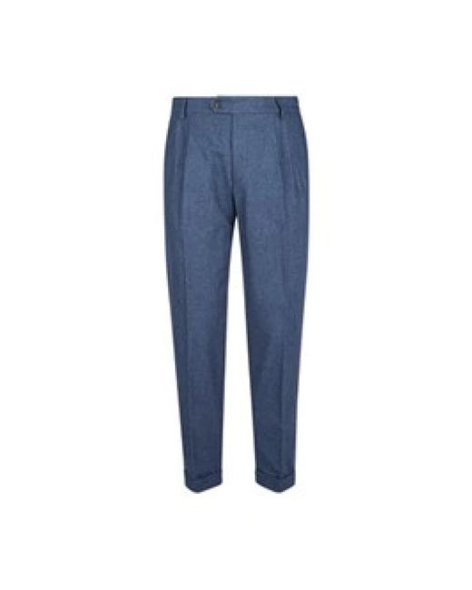 Eleventy Blue Suit Trousers for men