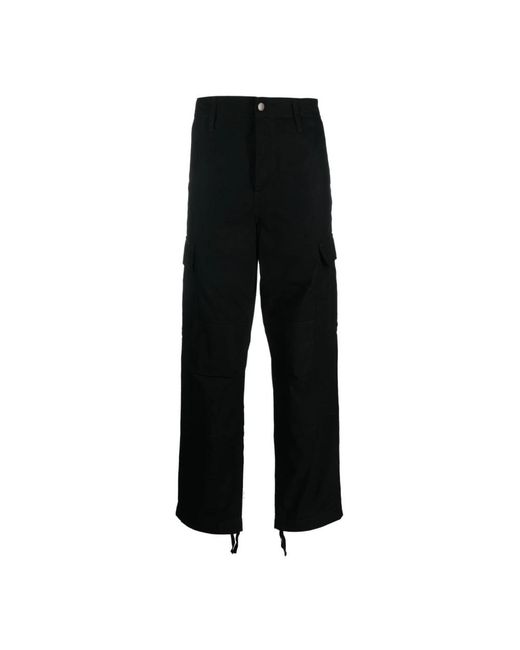 Carhartt Black Straight Trousers for men