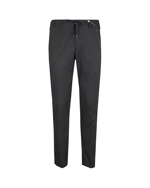 Myths Gray Slim-Fit Trousers for men