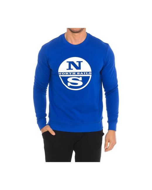 North Sails Blue Sweatshirts for men