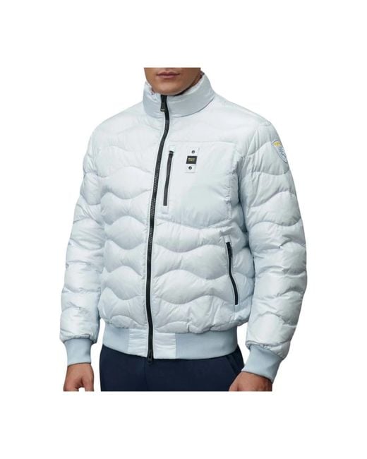 Blauer Jassen ,Blauw ,Nylon Blauwe Golf Bomberjack in het Blue voor heren