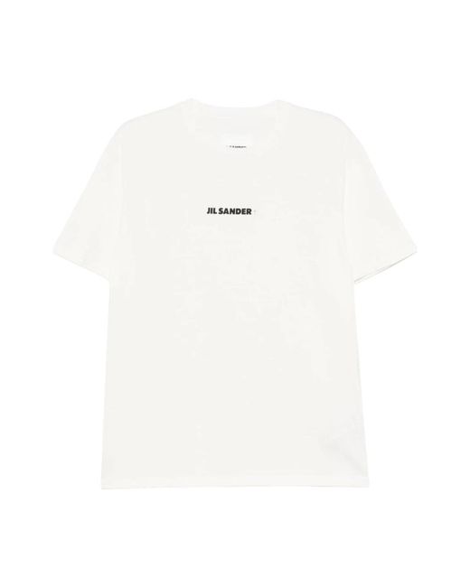 Jil Sander Men's White T-Shirts