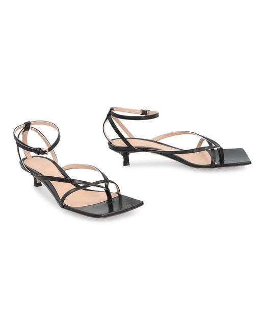 Bottega Veneta High Heel Sandals in het Metallic