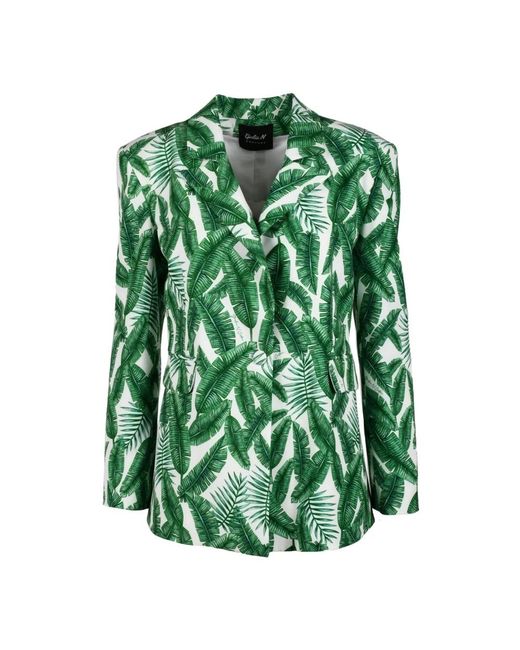 Giulia N Couture Green Blazers