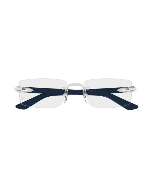 Cartier Blue Glasses for men