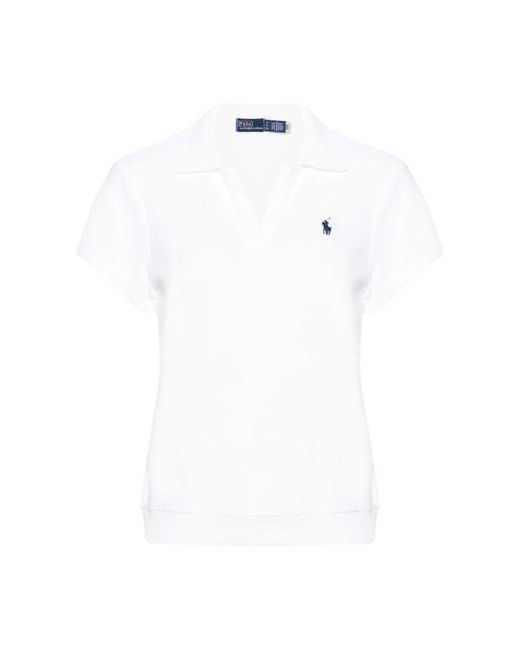 Ralph Lauren White Polo Shirts