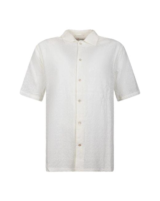 Mc2 Saint Barth White Short Sleeve Shirts for men