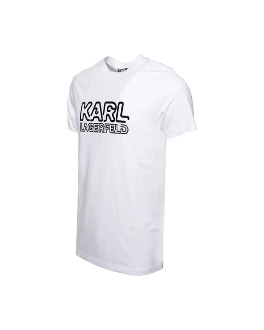 Karl Lagerfeld White T-Shirts for men