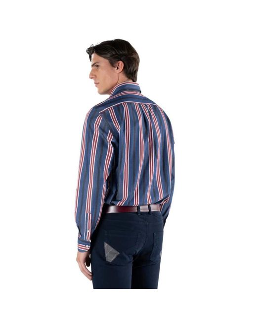 Harmont & Blaine Blue Shirts for men