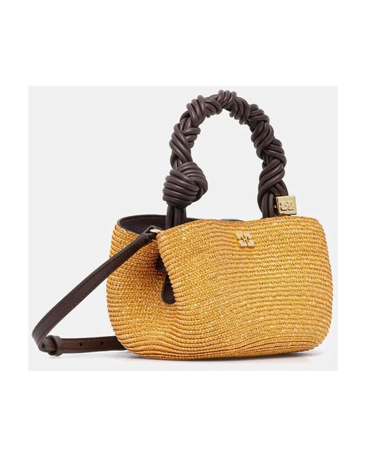 Handbags di Ganni in Brown
