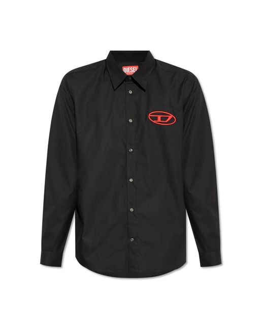 DIESEL Shirt `s-simply-d` in Black für Herren