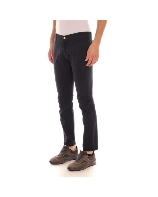 Daniele Alessandrini Blue Chinos for men