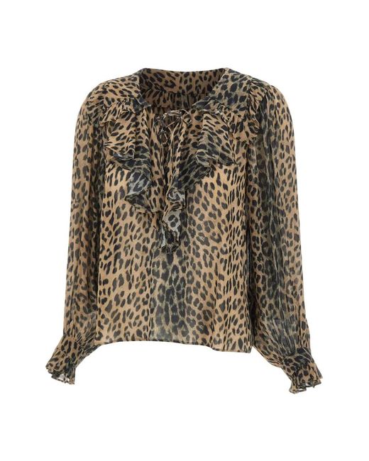 Rixo Brown Blouses