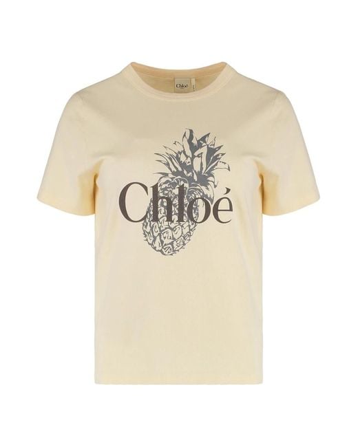 Chloé T-Shirts in het Natural