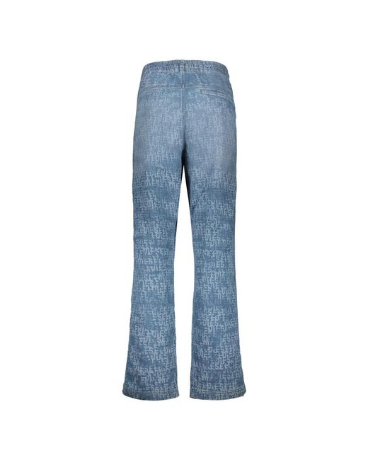DIESEL Blue Flared Jeans for men