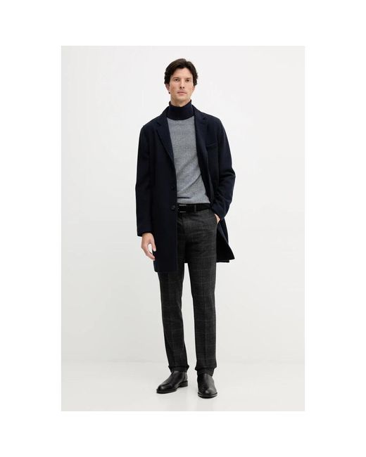 Barbour Kirkbridge Wool Coat in het Blue voor heren