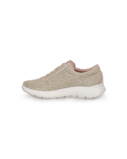 Callaghan Schoenen ,Roze ,Ademende Sneakers Met Adaptaction Technologie in het Gray