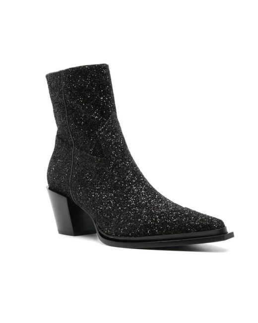 Jimmy Choo Black Cowboy Boots