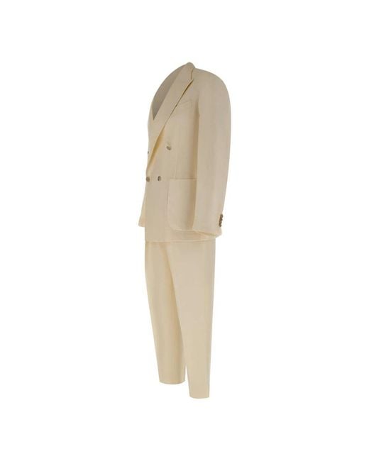BRIGLIA Natural Double Breasted Suits for men