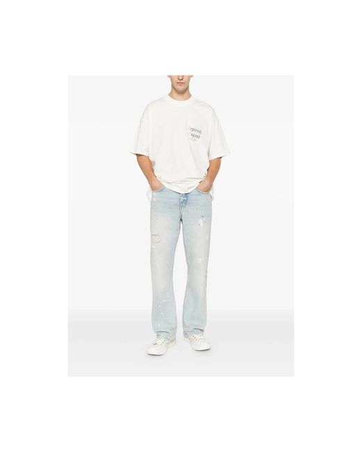 Straight Jeans Represent de hombre de color Blue