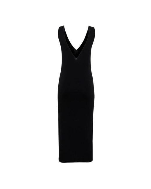 Alpha Studio Black Midi Dresses