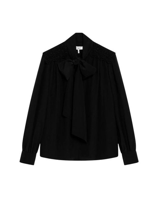 Blouses Chloé en coloris Black