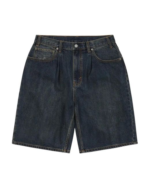 Thisisneverthat Loose Denim Short in het Blue voor heren