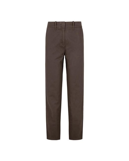 Bomboogie Brown Slim-Fit Trousers