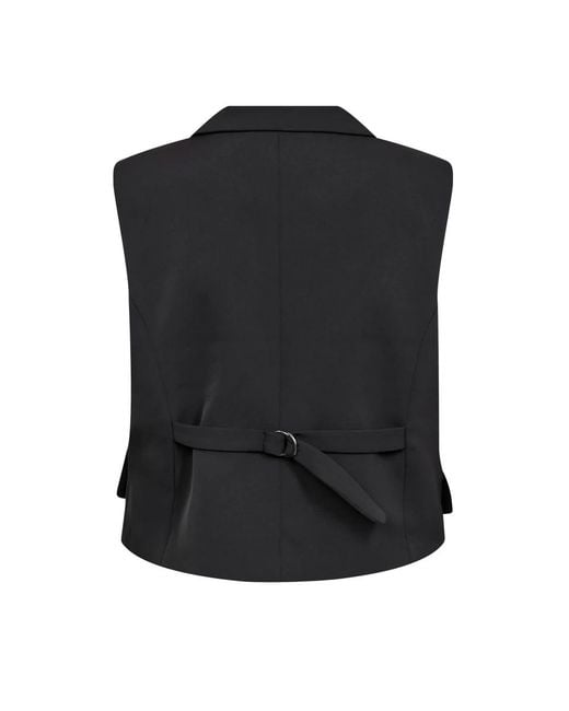 Vests co'couture de color Black
