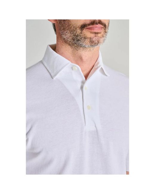 FILIPPO DE LAURENTIIS Blue Polo Shirts for men