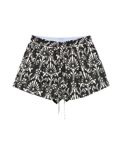 Pinko Black Short Shorts